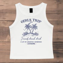 Girls Trip 2026 - Custom Crop Tank Top