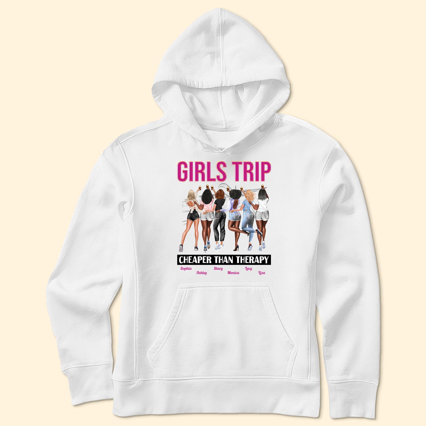 Girls Trip Is Cheaper Than Therapy - Personalized Shirt