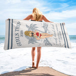 Girls Trip Summer - Personalized Quick-Dry Beach Towel