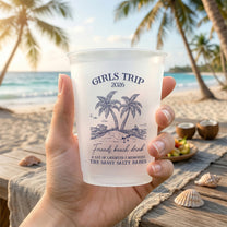Girls Trip Summer Time - Personalized Cups