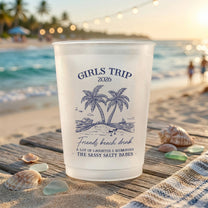 Girls Trip Summer Time - Personalized Cups