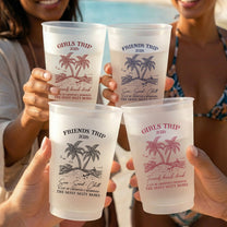 Girls Trip Summer Time - Personalized Cups