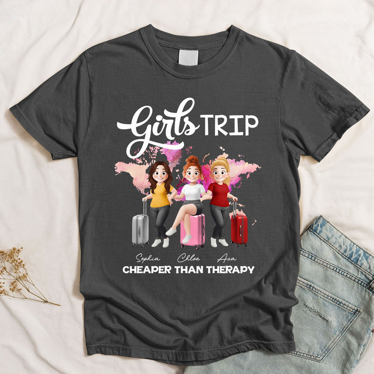 Girls-Trip-Cheaper-Than-Therapy-Personalized-Shirt-3