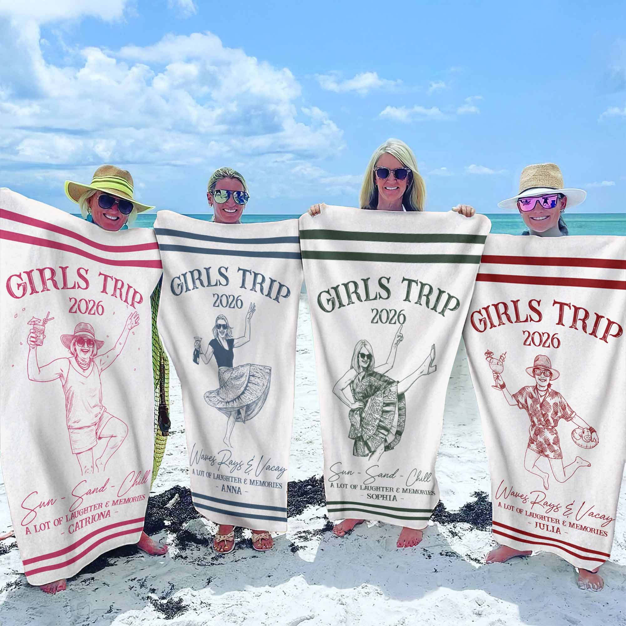 Girls-Trip-Custom-Photo-Beach-Vacation-Personalized-Beach-Towel-1