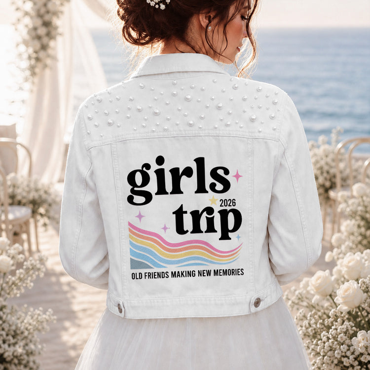 Girls-Trip-Group-Matching-Friends-Vacation-Custom-Location-Pearl-Personalized-Denim-Jacket-3