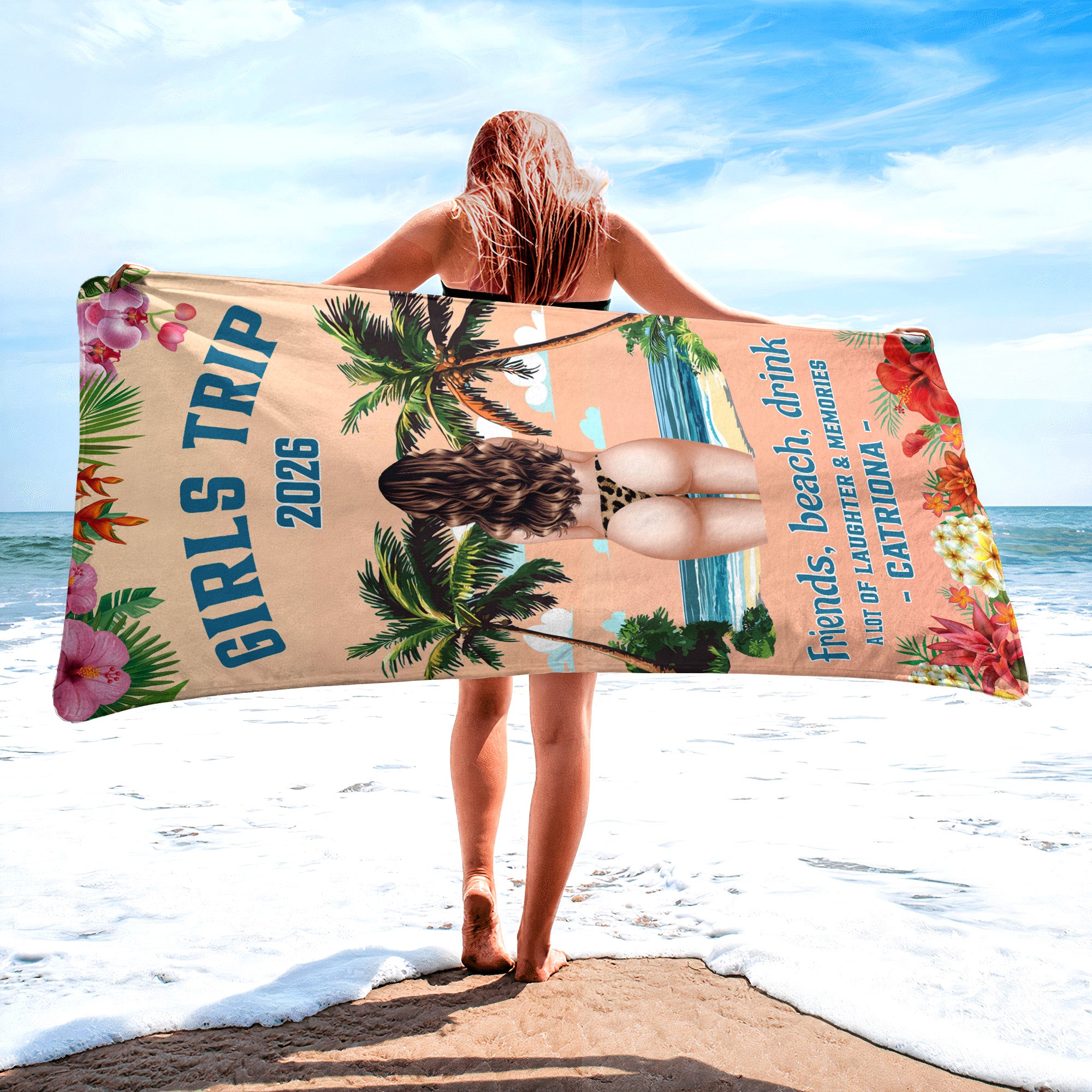 Girls-Trip-Hot-Summer-Personalized-Beach-Towel-4