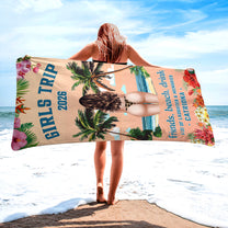 Girls-Trip-Hot-Summer-Personalized-Beach-Towel-4