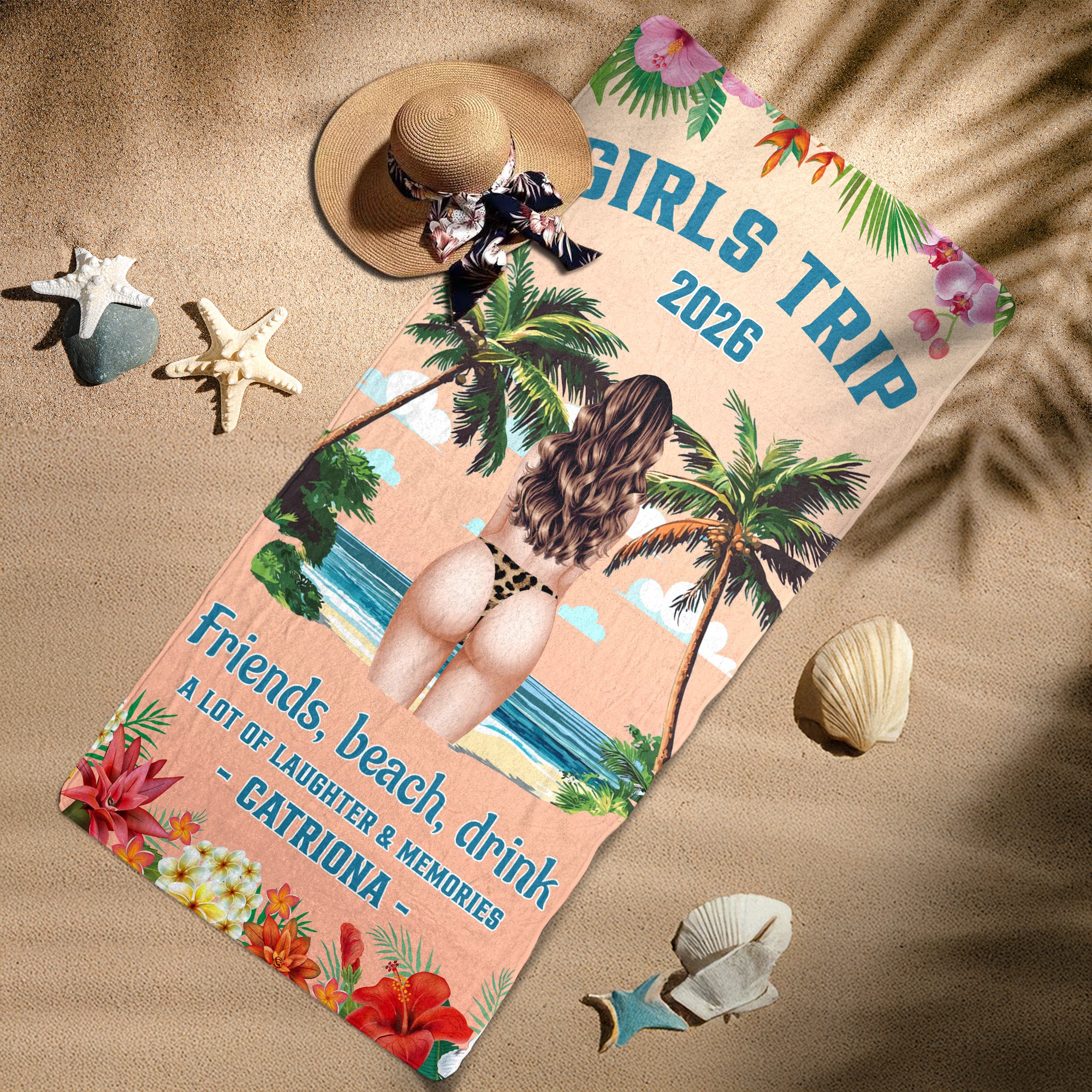 Girls-Trip-Hot-Summer-Personalized-Beach-Towel-9