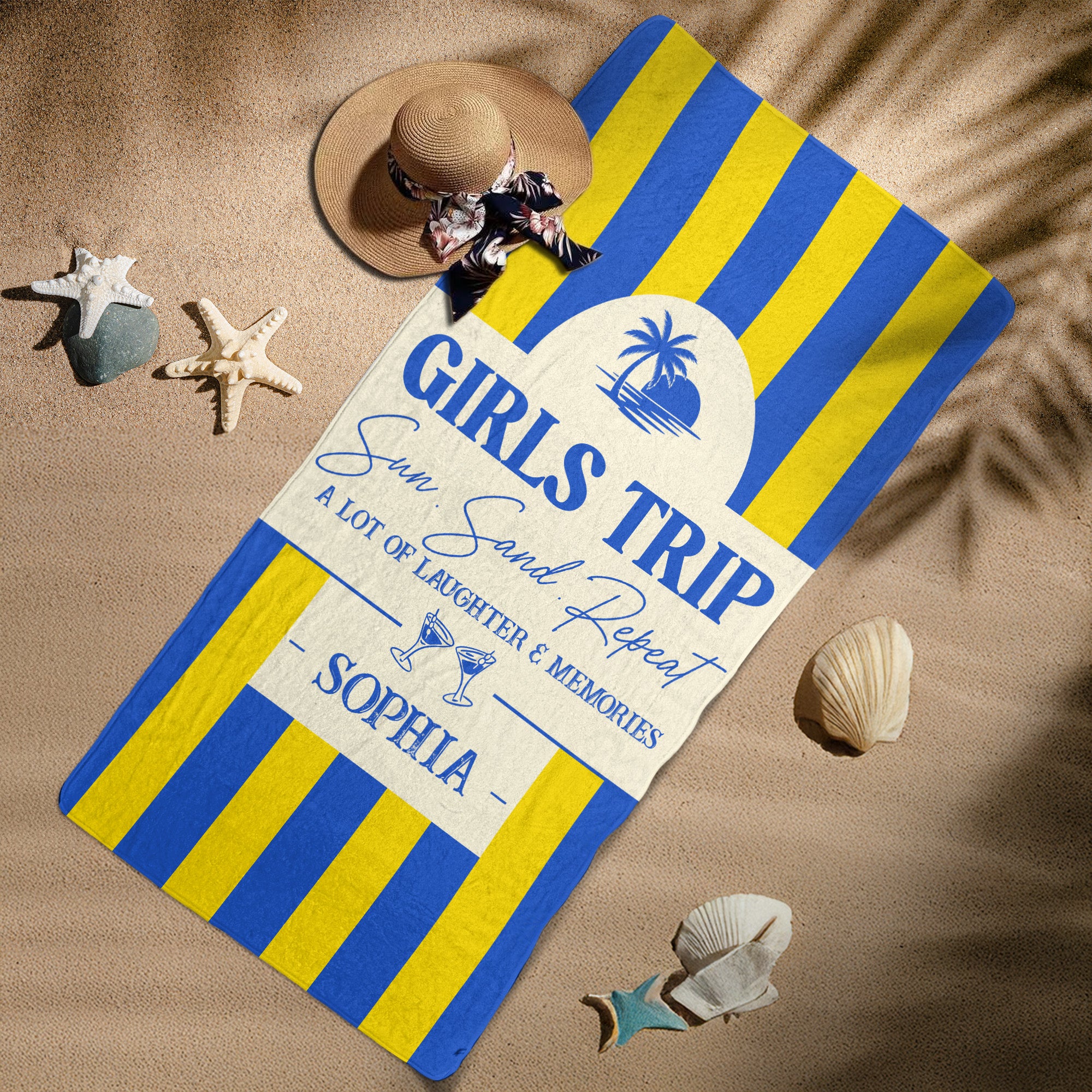 Girls-Trip-Summer-Colorful-Style-Personalized-Beach-Towel-7