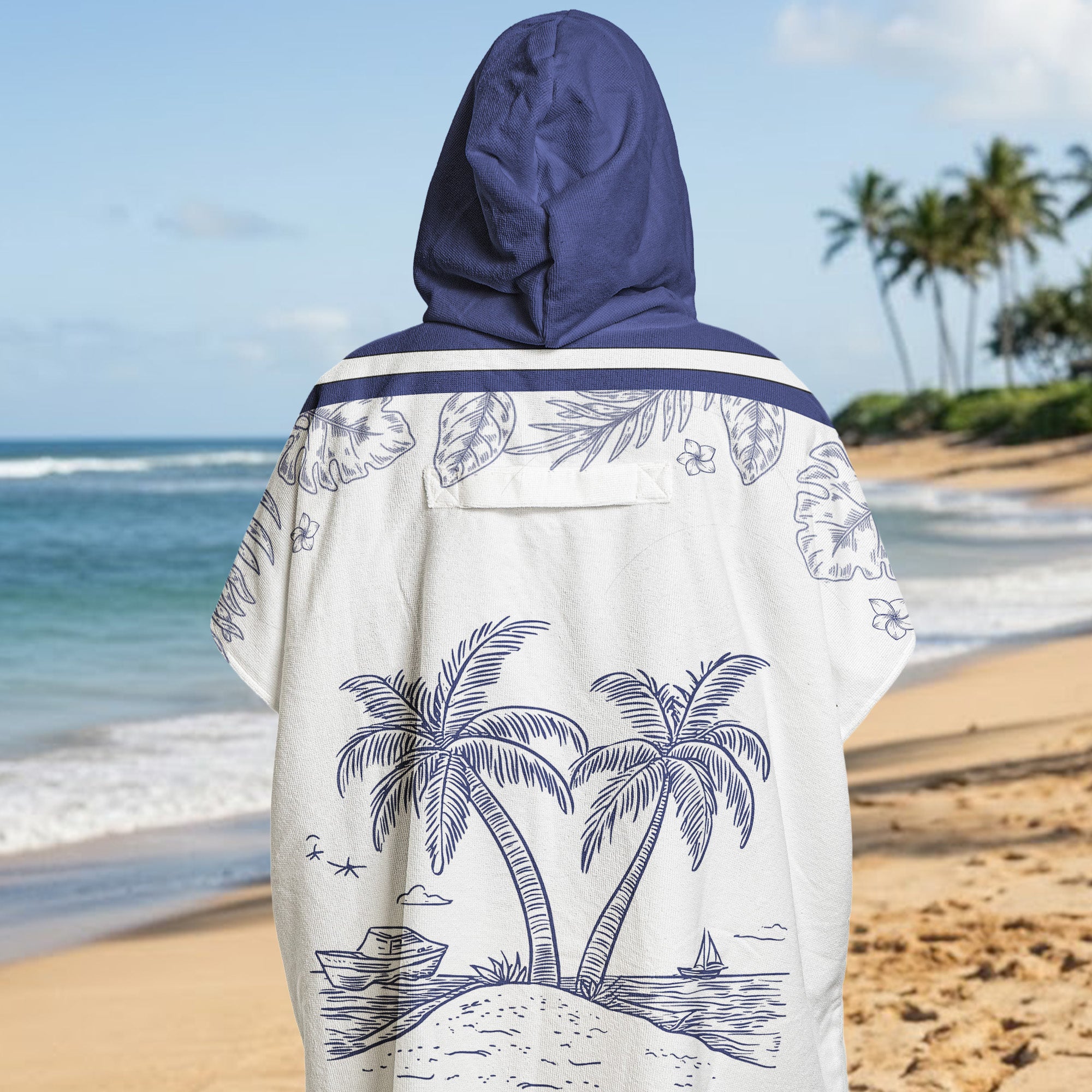Girls-Trip-Summer-Time-Hooded-Personalized-Beach-Towel-3