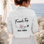 Girls-Trip-Vacation-Custom-Location,-Group-Matching-Friends-With-Pearl-Personalized-Denim-Jacket-3