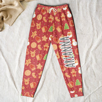 Girly Pattern With Name - Personalized Sweatpants