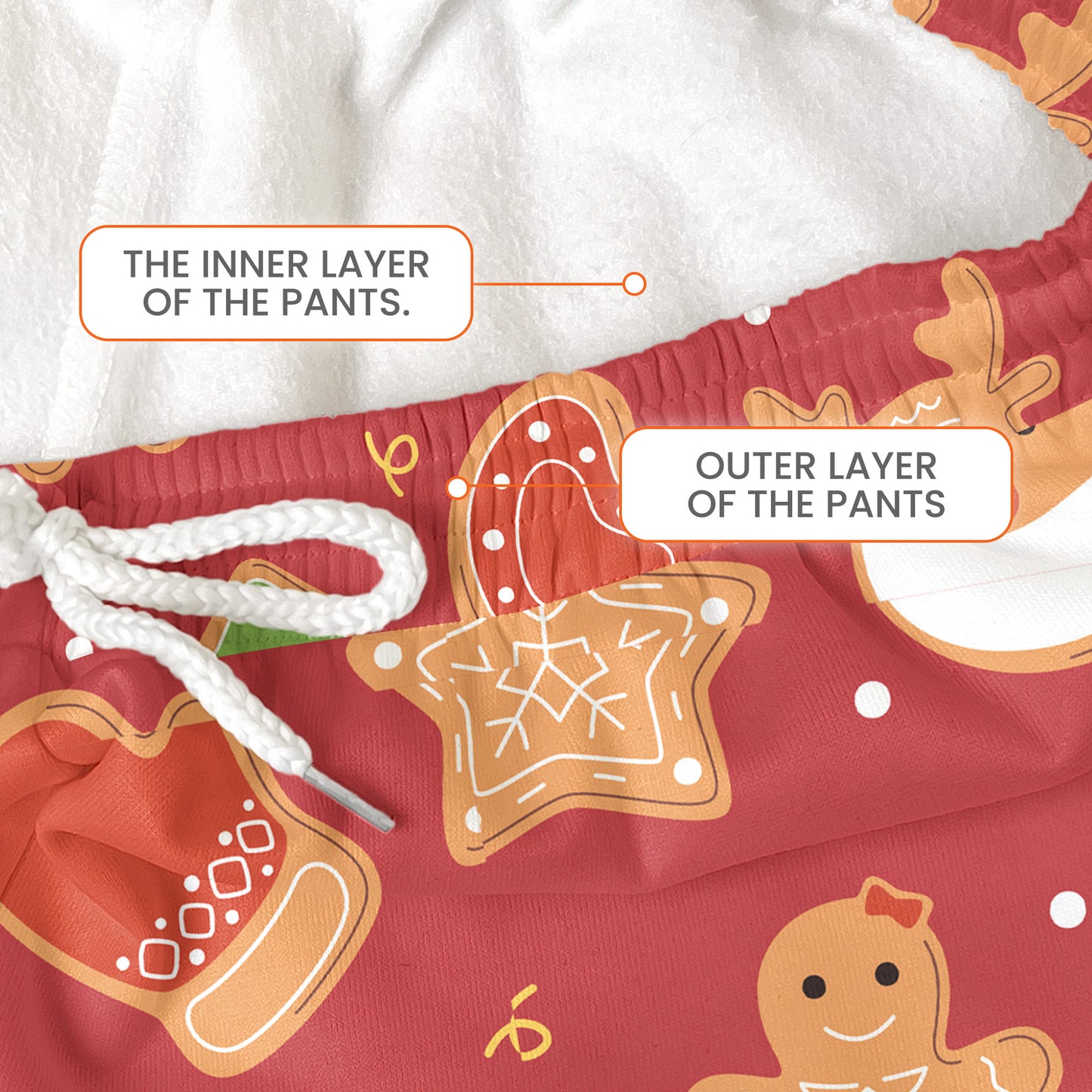 Girly Pattern With Name - Personalized Sweatpants