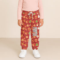Girly Pattern With Name - Personalized Sweatpants