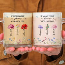 Glass Mug Gift For Mom Grandma Daughter Sister Friend - Personalized Glass Mug