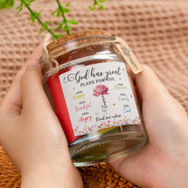 God Has Great Plans For You - Personalized Bible Verse Jar