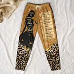 God Is Within Her Name In Bible - Personalized Sweatpants
