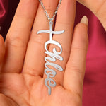 God Is Within Her She Will Not Fall Christian Bible - Custom Name Necklace