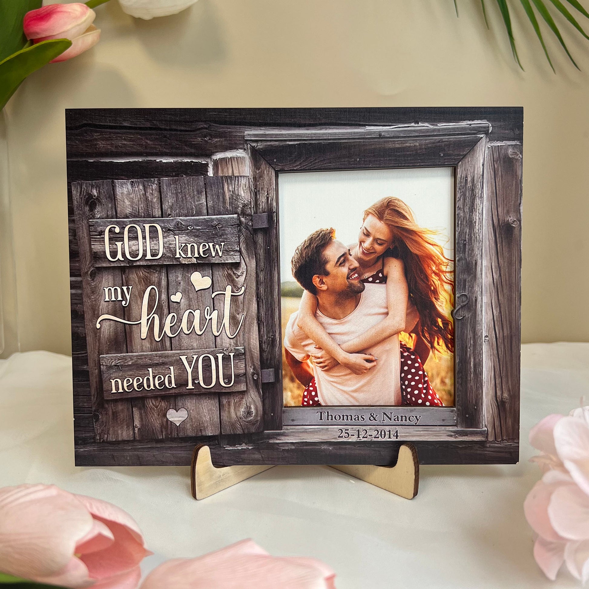 Our Family - Personalized Shaped 2 Layers Wooden Plaque – Macorner