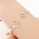 God Knew My Heart Needed You - Personalized Heart Bracelet