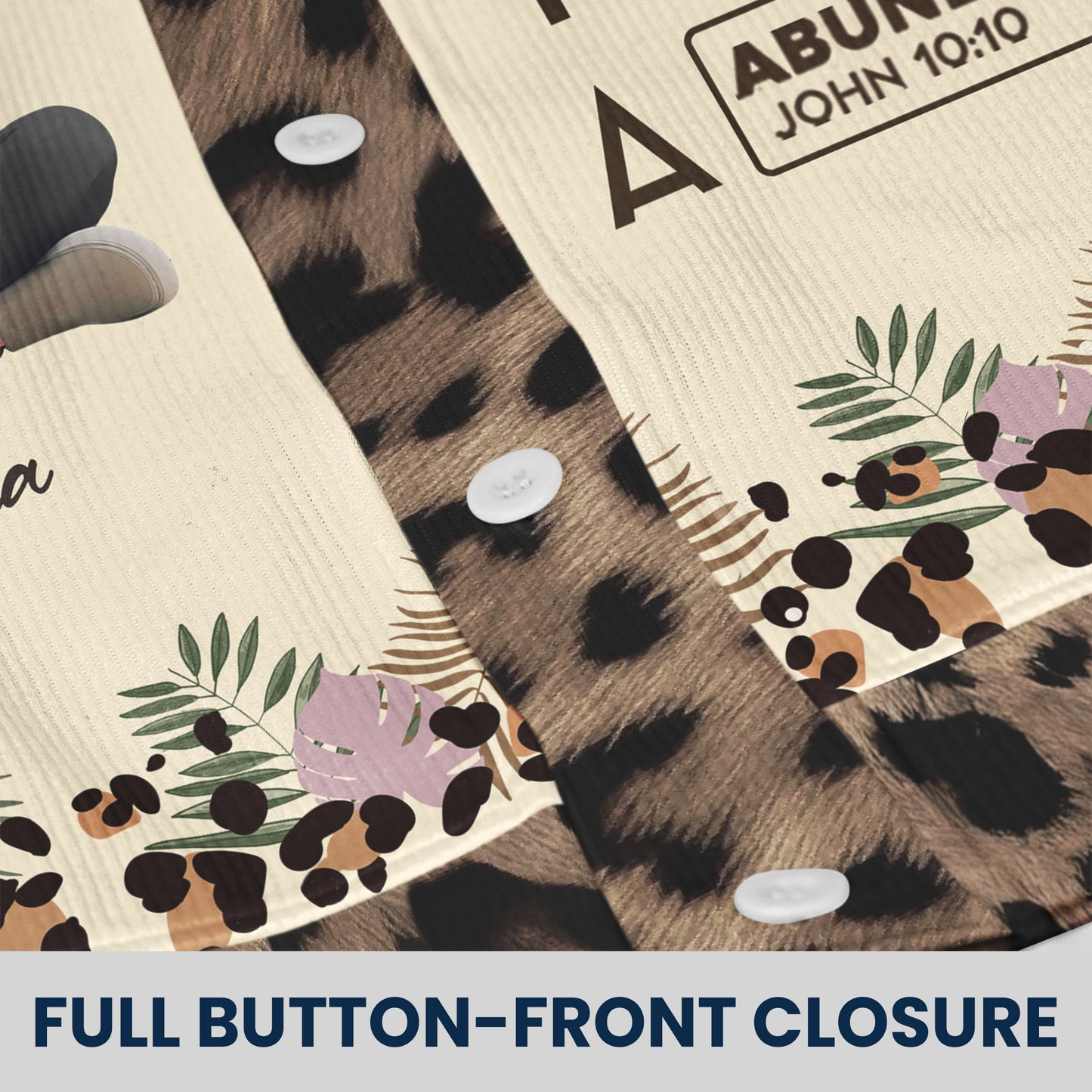 God Says I Am Affirmation - Personalized Crewneck Cardigan