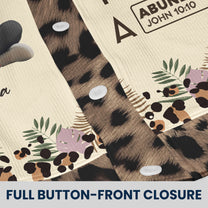 God Says I Am Affirmation - Personalized Crewneck Cardigan