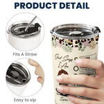 God Says I Am Affirmation - Personalized Tumbler Cup