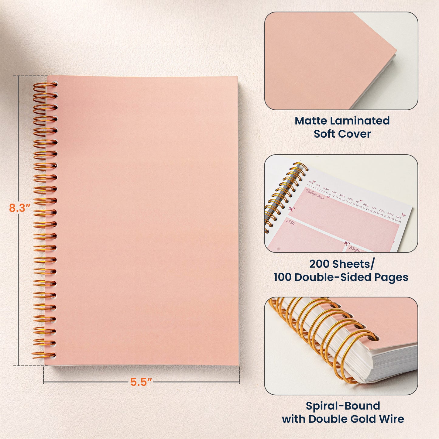 God Says I Am Bible Verse Affirmations Religious Gift - Personalized Prayer Journal