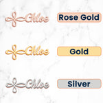 God Says I Am Christian Bible Gift - Personalized Name Stud Earrings