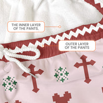 God Says I Am Custom Name Letter In Bible - Personalized Sweatpants