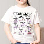 God Says I Am Kid Monster Truck - Personalized Shirt