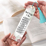 God Says I Am Name In Bible Verse - Custom Acrylic Bookmark