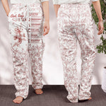 God Says I Am Name In Bible Verse - Personalized Fleece Pajamas Pants