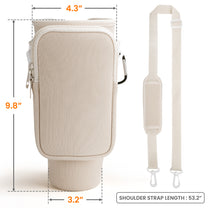 God Says I Am Name Letter In Bible - Personalized Water Bottle Carrier Bag With Phone Pocket