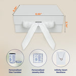 God Says I Am Name Letter In Bible Toile De Jouy Style - Gift Box Set