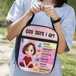 God Says I Am - Personalized Lunch Bag