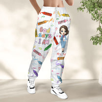 God Says I Am Teacher Bible Verses - Personalized Sweatpants