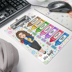God Says I Am Teacher Christian Bible Back To School - Personalized Acrylic Clipboard