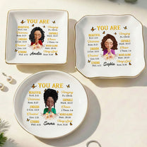 God Says You Are In Bible Verses Gift For Her - Personalized Jewelry Dish