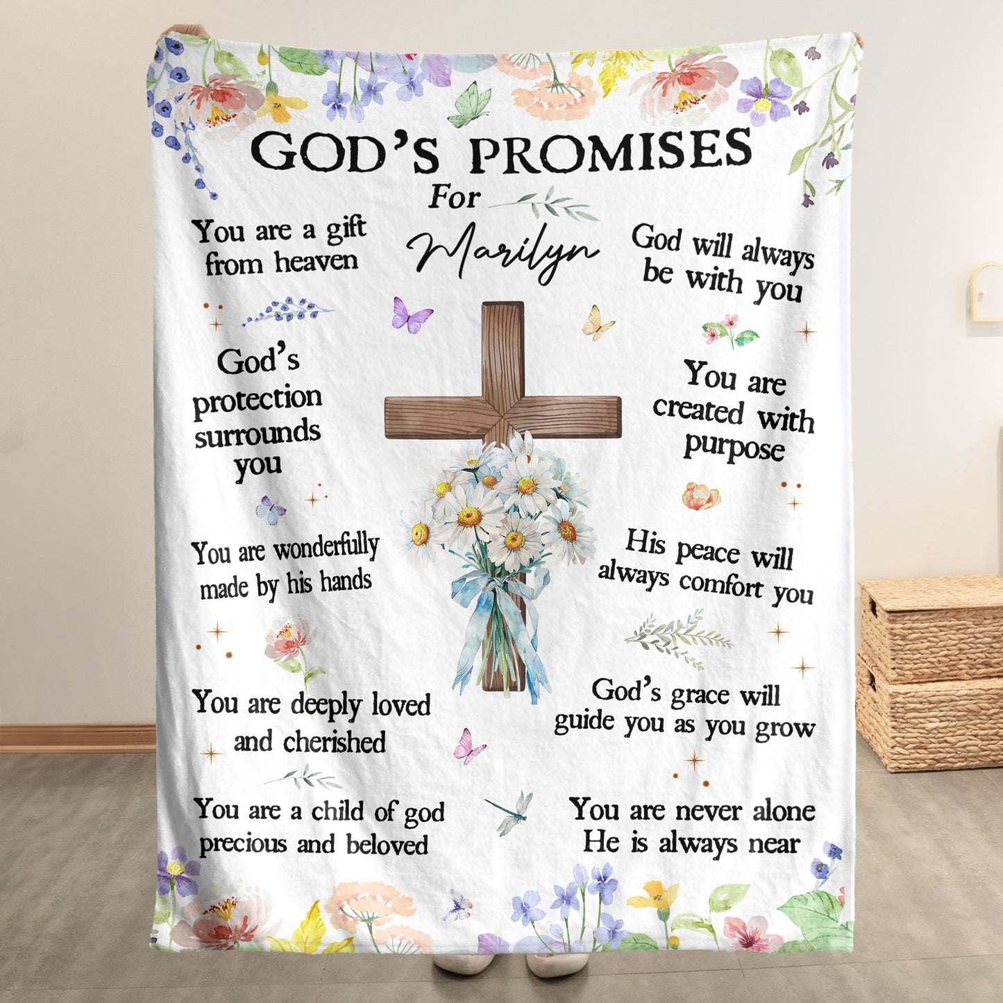 God's Promises - Personalized Blanket