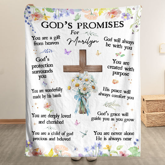 God's Promises - Personalized Blanket