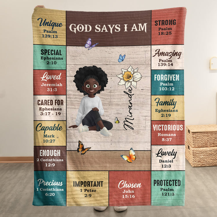 God-Says-I-Am-Custom-Birth-Flower,-Name-&-Character-Bible-Verses-Personalized-Blanket-1