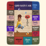God-Says-I-Am-Custom-Birth-Flower,-Name-&-Character-Bible-Verses-Personalized-Blanket-2