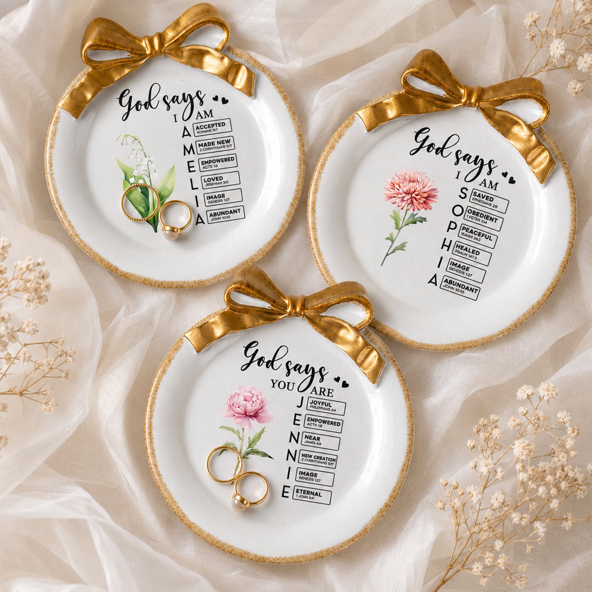 God-Says-I-Am-Custom-Name-&-Birth-Flower-Bow-Tray-Personalized-Jewelry-Dish-1