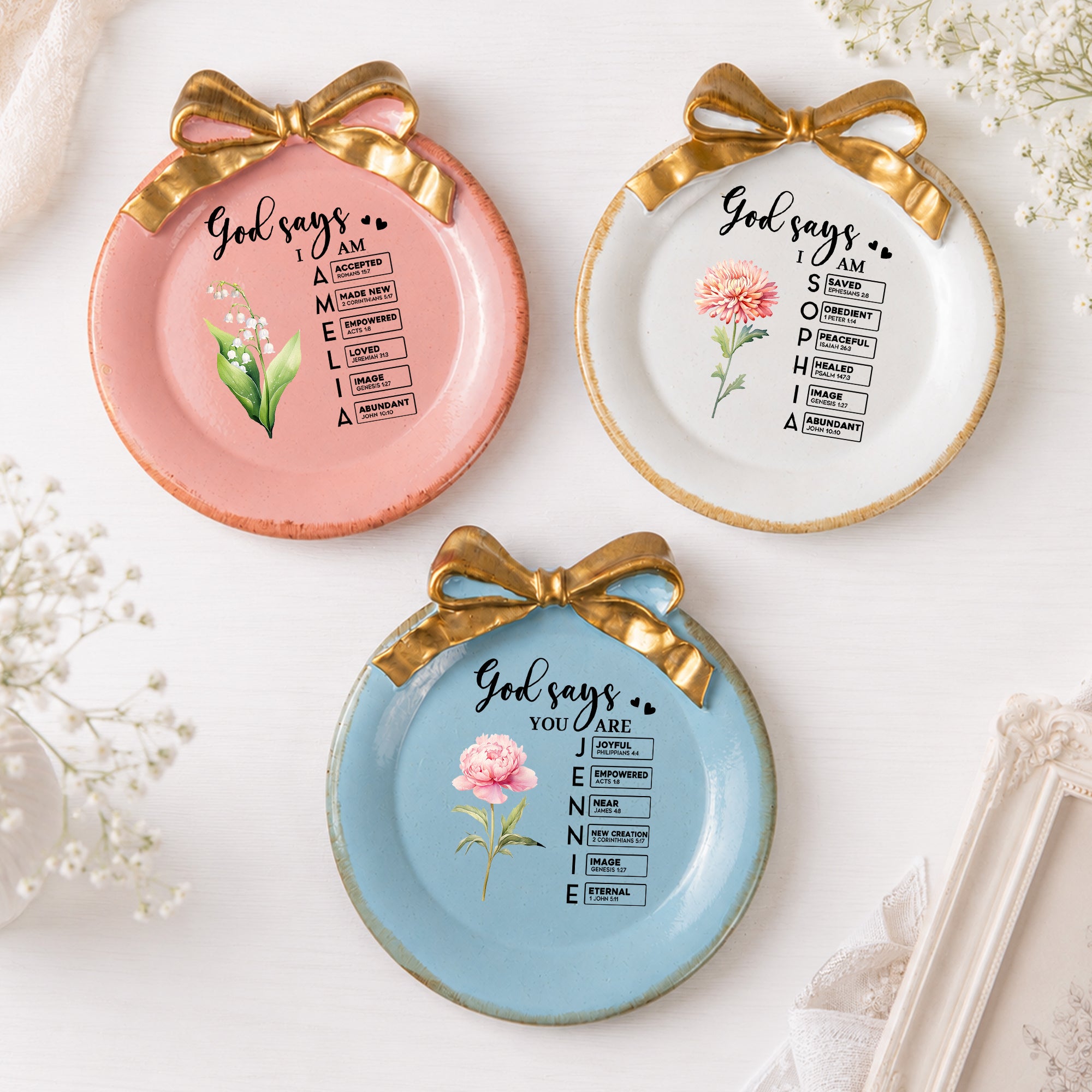 God-Says-I-Am-Custom-Name-&-Birth-Flower-Bow-Tray-Personalized-Jewelry-Dish-4