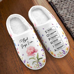 God-Says-I-Am-Custom-Name-&-Birth-Flower-For-Her-Personalized-Slippers-5