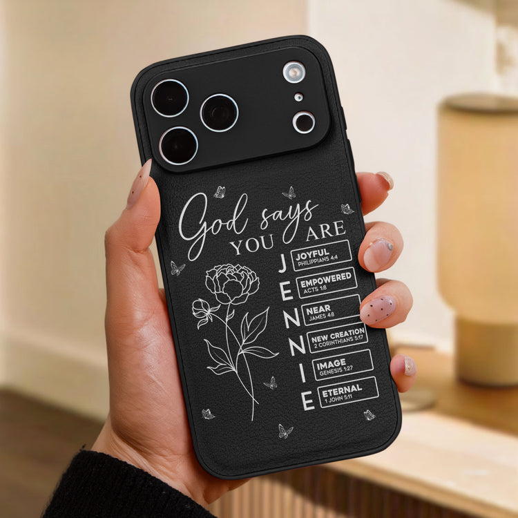 God-Says-I-Am-Custom-Name-In-Bible-Verse-&-Birth-Flower-Personalized-Phone-Case-2