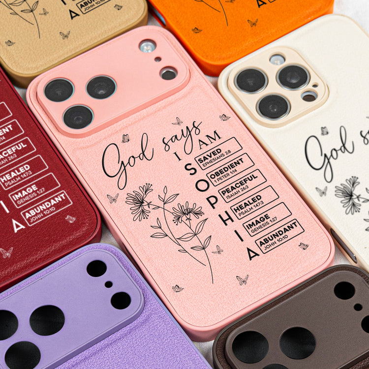 God-Says-I-Am-Custom-Name-In-Bible-Verse-&-Birth-Flower-Personalized-Phone-Case-4