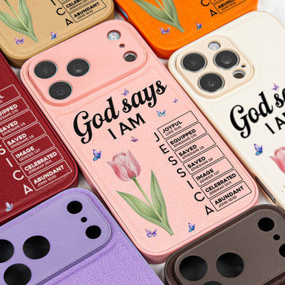 God-Says-I-Am-Custom-name-&-Birth-Flower-Gift-For-Her-Personalized-Phone-Case-4