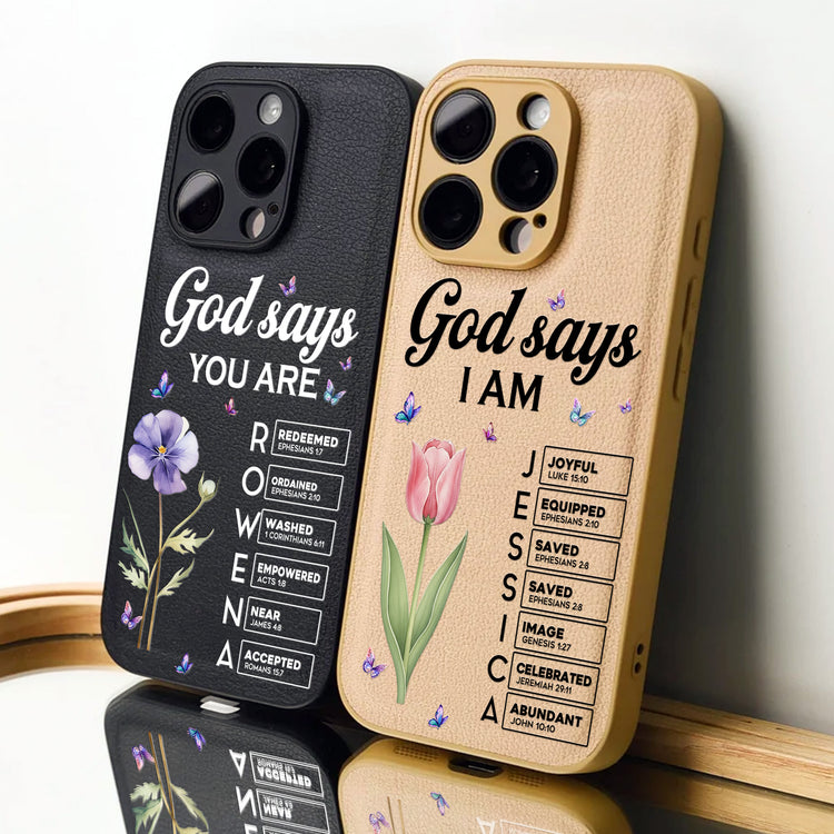 God-Says-I-Am-Custom-name-&-Birth-Flower-Gift-For-Her-Personalized-Phone-Case-5